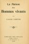 [Gutenberg 49293] • La maison des hommes vivants